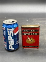 FOREST AND STREAM PIPE TOBACCO POCKET TIN DUCK