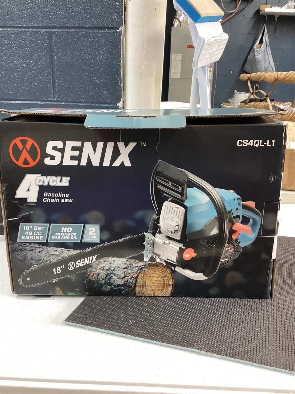 Senix 4 cycle gas chain saw