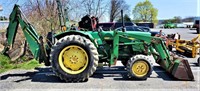 John Deere 1050 4x4 Tractor W/ Loader & Backhoe