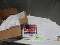 Patriots t-shirts with tags; approx. 24 size women