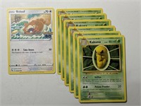 Pokémon TCG Bidoof 059/078 And 6 Kakuna 6/108!