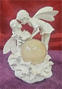 Kissing Fairies. 8×8. Ball used to light up, but