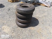 (4) Assorted Mobile Home Tires