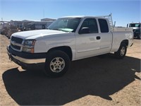 2003 1500 Chevrolet Silve Ext Cab 4x4 Pickup Truck