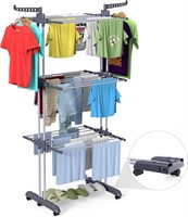 Bigzzia Clothes Drying Rack  67.7 Inch  4 Tier