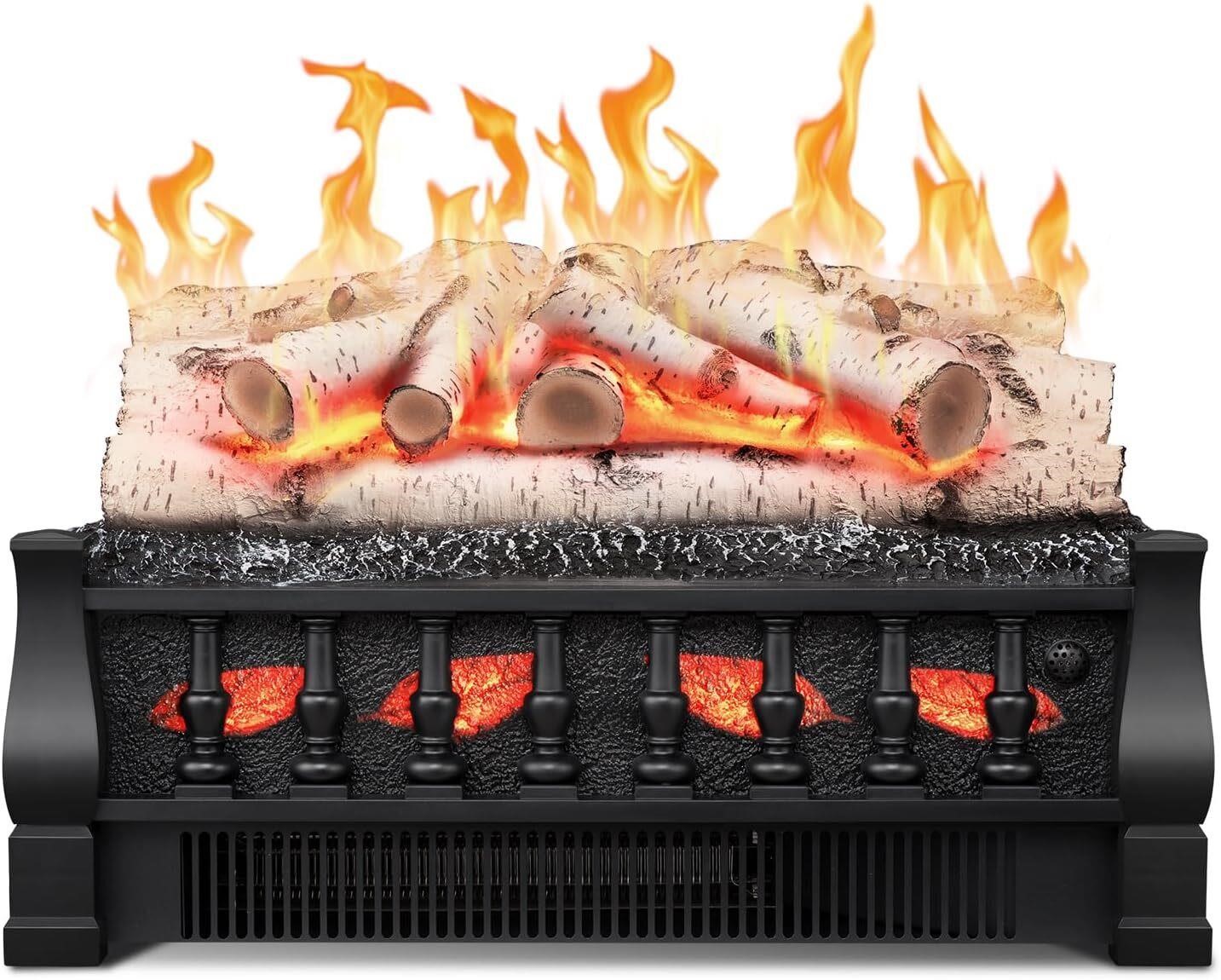 R.W.FLAME 21IN Electric Fireplace Log Set