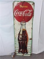 Enseigne pub. "Buvez Coca-Cola", vintage