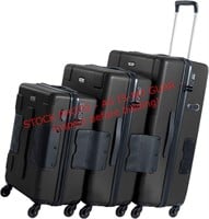 Tach connectable 3 piece luggge