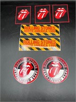 Rolling Stones stickers and magnets