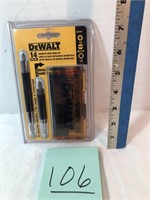 DeWalt 14pc. magnetic drive guide set, unopened