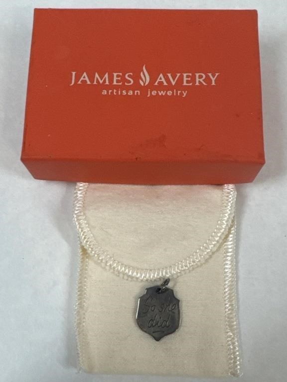 James Avery "She Believed So She Did" Charm