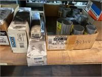 Assorted exhaust reducers, clamps, and misc