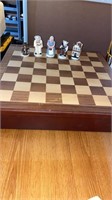 2004 NRA Chess Set. (21x21")
