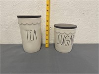 Rae Dunn Tea & Sugar Canisters