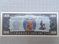 Mermaid banknote