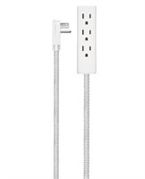 Insignia™ - 12' 3-Outlet Extension Cable - White