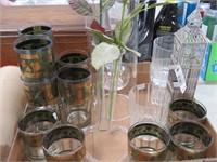 Vintage Drinking Glasses and Decor