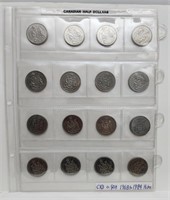 1968-1984 Canada 50 Cents Set of 16 Coins