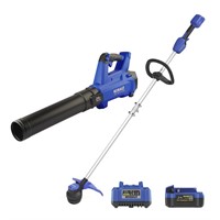 KOBALT Cordless blower & string trimmer combo $200