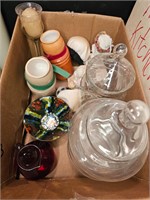 Apothecary jars/ grab box