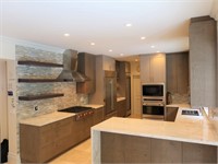 Custom Kitchen with Cristallo Counters