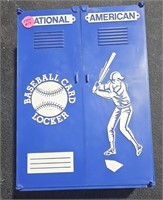 Baseball Card Locker w/ 676 1988 Topps Cards