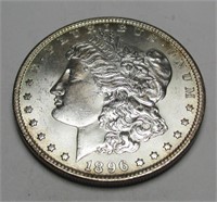 1896 P BU Morgan Silver Dollar