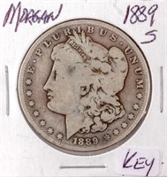 Coin 1889-S Morgan Silver Dollar in Good  Rare