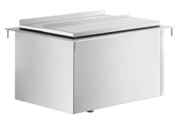 REGENCY 18" X 24" STAINLESS STEEL DROP-IN ICE BIN