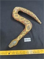 Hand Carved Wood Snake
