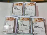 New Lot Of 5 For Pro Premium Flannel Massage Table