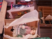 Three dolls including Frills and Fantasy Barbie