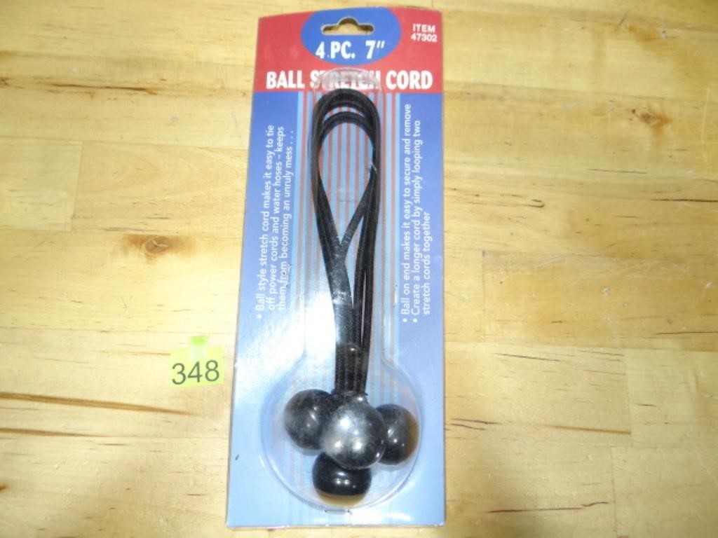 4pc 7" Ball Stetch Cord
