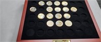 20 - Presidential coin set in case