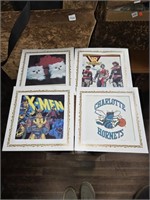 Lot of 4 Pictures to include (X-Men,Charlotte