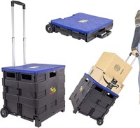 dbest products Quik Cart Collapsible Rolling Crate