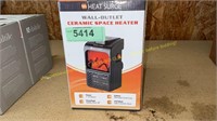 Heat Surge Wall-Outlet Ceramic Space Heater
