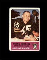 1962 Fleer #71 Wayne Hawkins P/F to GD+