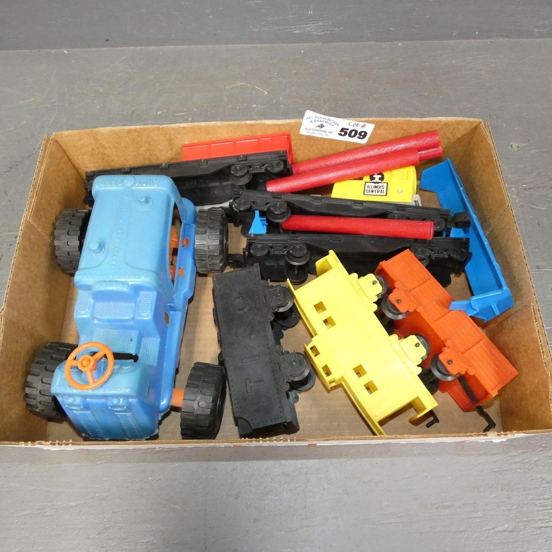 Andy Gard Plastic Tractor - Plastic Train Toys