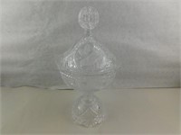 Hofbauer German Crystal Candy Dish with Lid
