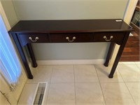 3 Drawer Hall Table