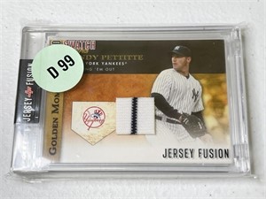 Andy Pettitte - Topps Game Used Jersey Fusion