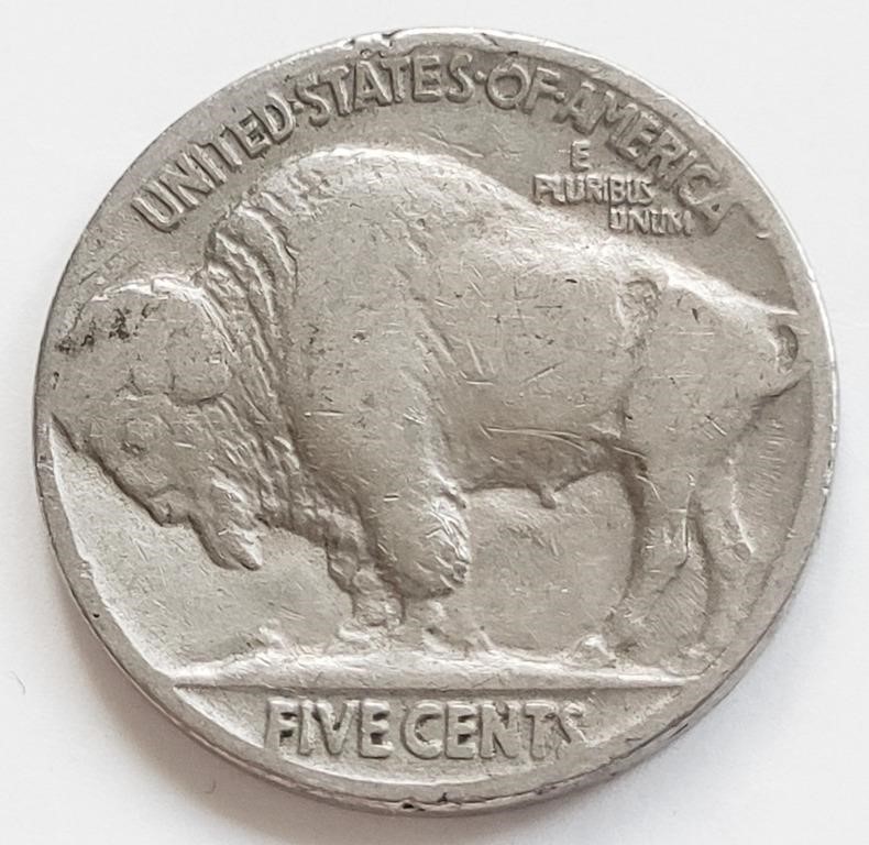 US 1936 "Buffalo" FIVE CENTS coin