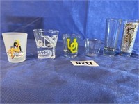 Shot Glass Collection, U of O, Mexico, Las Vegas