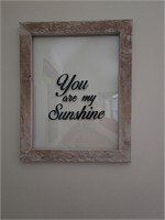 You Are My Sunshine wall hanging