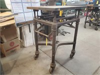 Hamilton Vintage Rolling Steel Lift Table