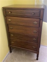 Vtg Walnut Chest of Drawers