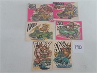 1970s Odder Odd Rod Stickers by Donruss