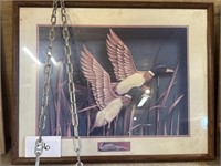 Framed Goose Wall Art 29x23