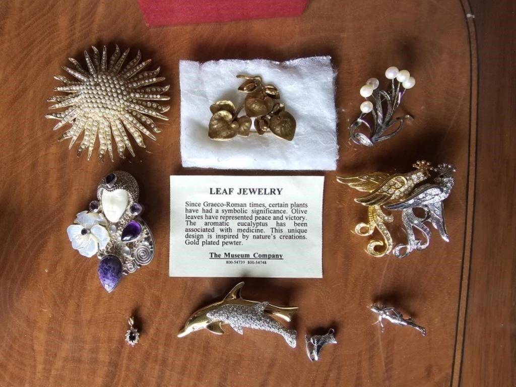 Assorted Brooches & Pendant
